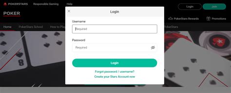pokerstars eu login